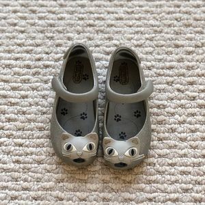 Mini Melissa Cat Mary Jane Jelly Flat